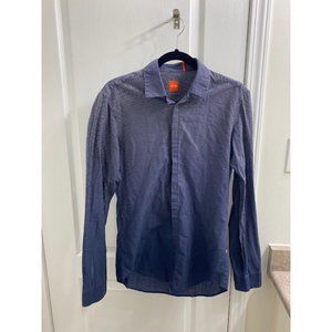 Men's Hugo Boss Blue Button Down Shirt